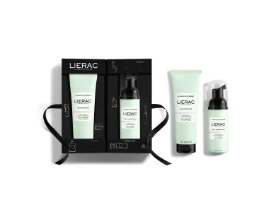Lierac Promo Xmas Cleansing Set, Σετ Περιποίησης Καθαρισμού Προσώπου με Απολεπιστικό Προσώπου, 75ml & Αφρό Καθαρισμού, 50ml