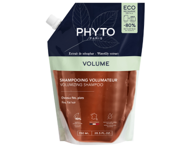 Phyto Volume Volumizing Refill Shampoo, Ανταλλακτικό Σαμπουάν για Όγκο, 750ml