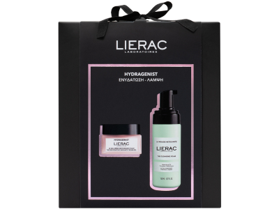 Lierac Εορταστικό Xmas Promo Set Hydragenist The Rehydrating Radiance Cream-Gel Kρέμα-Τζελ Eνυδάτωσης & Λάμψης, 50ml & The Cleansing Foam Αφρός Καθαρισμού Προσώπου, 150ml, 1σετ