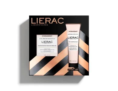 Lierac X-mas Hydragenist The Hydration Routine Gift Set, Ενυδατική Κρέμα-Τζελ 50ml & Δώρο Μάσκα Αναπλήρωσης, 75ml