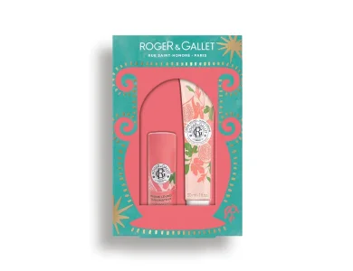 Roger & Gallet X-mas Fleur de Figuier Gift Set, Lip Balm 3.5gr & Κρέμα Χεριών, 30ml