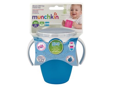Munchkin Miracle 360 Trainer Cup 6m+, Μπλέ 207ml