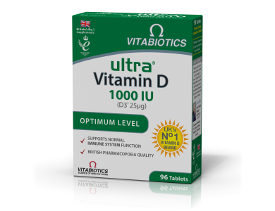 Vitabiotics Ultra® Vitamin D3 Tablets 1000 iu 96tabs