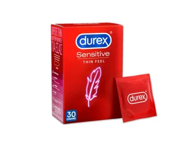 Durex Sensitive, Προφυλακτικά Πολύ Λεπτά, 30τμχ