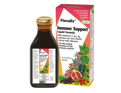 Power Health Floradix Immune Support Liquid Formula, Συμπλήρωμα Διατροφής για την Ενίσχυση του Ανοσοποιητικού Συστήματος, 250ml