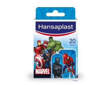 Hansaplast Marvel Αυτοκόλλητα Επιθέματα, 20τμχ