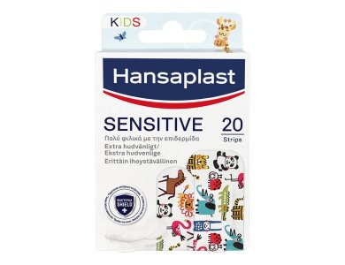 Hansaplast Sensitive Kids Παιδικά Αυτοκόλλητα Επιθέματα, 20τμχ
