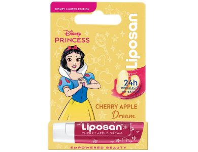 Liposan Disney Princess Cherry Apple, Παιδικό Lip Balm Κεράσι- Μήλο, 4.8gr