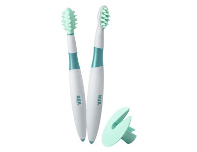 Nuk Set Εκπαιδευτικές Οδοντόβουρτσες 6-15 Μηνών 2τμχ