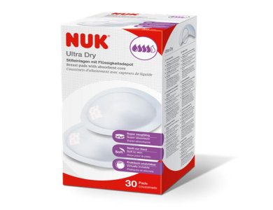 Nuk Επιθέματα Στήθους, Ultra Dry, 30τμχ