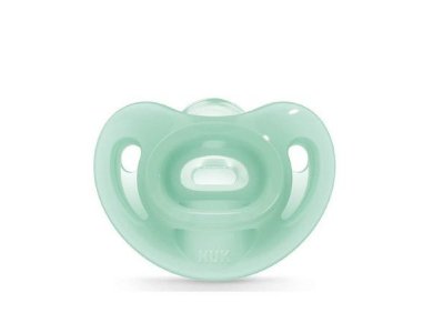 Nuk Sensitive, Πιπίλα Σιλικόνης με Θήκη 6-18m, 1τεμ