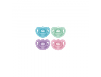 Nuk Sensitive Πιπίλα Σιλικόνης με Θήκη 0-6m, 1τμχ