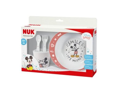Nuk Disney Mickey Mouse, Παιδικό Σετ Φαγητού 9m+, 1σετ