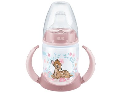 Nuk Disney Classics Bambi First Choice, Εκπαιδευτικό Μπιμπερό με Λαβές 6-18m, 150ml