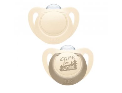 Nuk for Nature, Πιπίλα Σιλικόνης 6-18m, 2τεμ