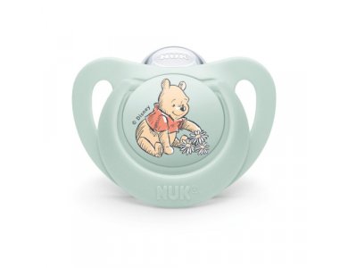 Nuk Star Disney, Πιπίλα Σιλικόνης με Θήκη 6-18m, 1τεμ