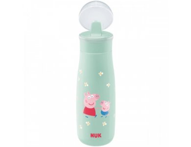 Nuk Mini-Me Flip Peppa Pig, Παγουράκι με Ρύγχος 2 σε 1 για 12m+, 450ml
