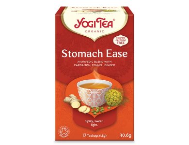 Yogi Tea Stomach Ease Αφέψημα Τσαγιού για Ενοχλήσεις στο Στομάχι, 17x1.8g