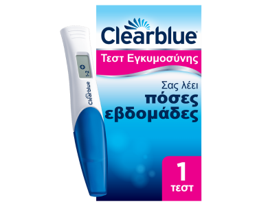 Τεστ Εγκυμοσύνης Clearblue, με Δείκτη Εβδομάδας, 1τμχ