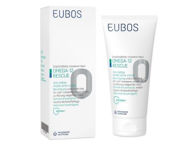 Eubos Omega-12 Rescue Ηρεμιστική και Καταπραϋντική Λοσιόν για τo Ξηρό και Ευαίσθητο Δέρμα, 200ml