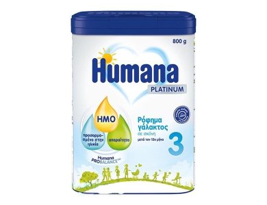 Humana Platinum 3 Ρόφημα Γάλακτος σε Σκόνη 12m+, 800gr