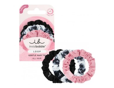 Invisibobble Loop Gentle Hair Tie All Hair Λαστιχάκια Μαλλιών, 3τεμ