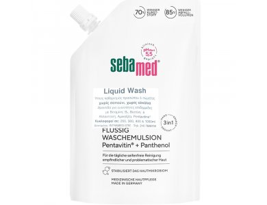 SEBAMED Liquid Face & Body Refill Ανταλλακτικό γεμίσμστος για το καθαριστικό προσώπου & σώματος, 400ml