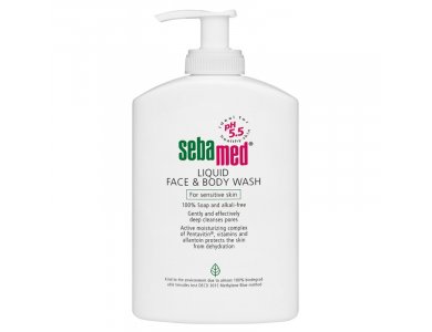 Sebamed Liquid Face & Body Wash, Ήπιος καθαρισμός Προσώπου και Σώματος, 1000ml