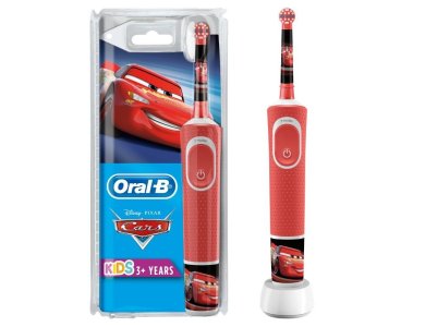 Oral-B Vitality Kids Promo Ηλεκτική Οδοντόβουρτσα Kids Cars 3+ Ετών & Θήκη Ταξιδίου, 1τμχ