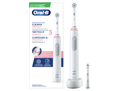 Oral-B Laboratory Professional Clean & Protect 3, Ηλεκτρική Οδοντόβουρτσα, 1τμχ