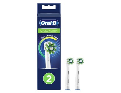 Oral-B Cross Action Clean Maximiser Ανταλλακτικές Κεφαλές, 2τεμ