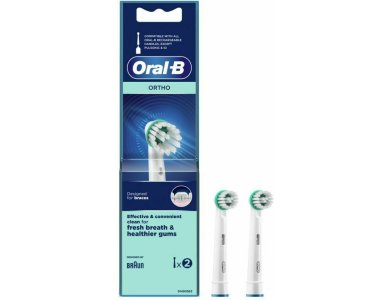 Oral-B Ortho Ανταλλακτικές Κεφαλές, 2τμχ