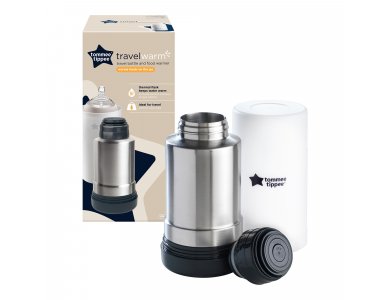 Tommee Tippee Closer To Nature Travel Bottle Warmer Al Ανοξείδωτος Θερμός - Μπεν Μαρί για Μπιμπερό, 1τμχ