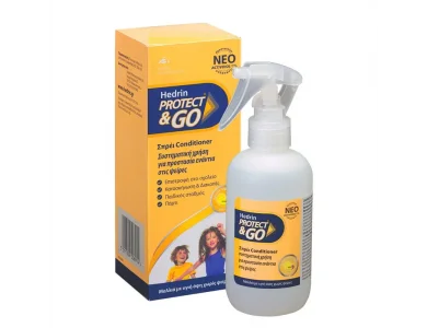 Hedrin Protect & Go Προληπτική Αντφθειρική Λοσιόν από 6m+, με Άρωμα Πορτοκάλι Μάνγκο, 200ml