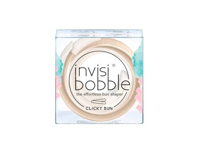 Invisibobble Clicky Bun To Be or Nude To Be, Λαστιχένια κορδέλα μαλλιών, 1τμχ