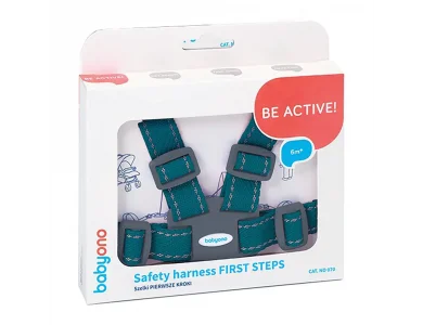 Babyono First Steps, Ζώνη Ασφαλείας με Ιμάντα Πράσινο (ΒΝ070), 1τμχ
