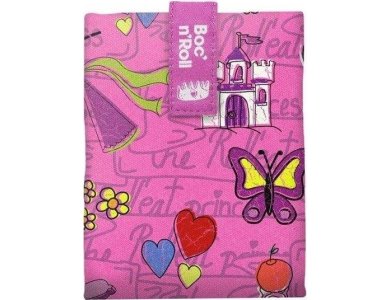 Boc N Roll Sandwich Wrap Kids Princess Pink, Θήκη μεταφοράς τροφίμων με στυλ, 1τμχ