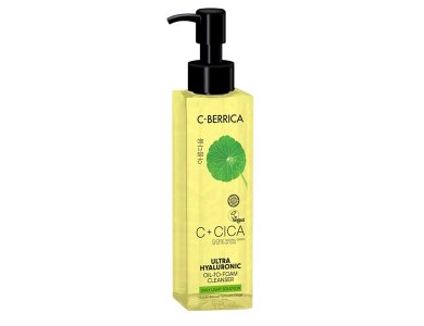 Natura Siberica C+Cica C-Berrica Ultra Hyaluronic Αφρώδες Λάδι Καθαρισμού με Υαλουρονικό Οξύ, 150ml