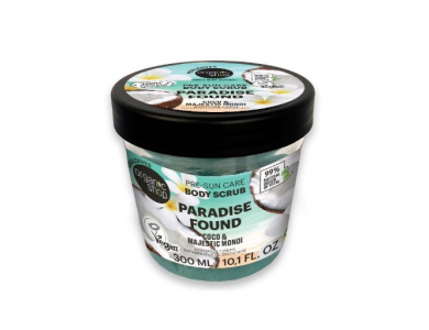 Organic Shop by Natura Siberica Paradise Found Pre-Sun Care Body Scrub Απολεπιστικό Σώματος με Καρύδα & Monoi, 300ml