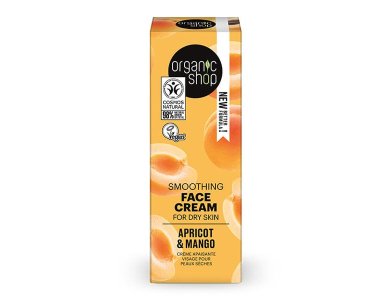 Natura Siberica Smoothing Face Cream Apricot & Mango Κρέμα Λείανσης Προσώπου, 50ml