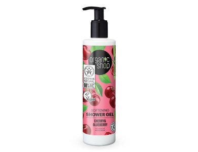 Natura Siberica Softening Shower Gel Cherry & Blueberry Απαλό Αφρόλουτρο, 280ml