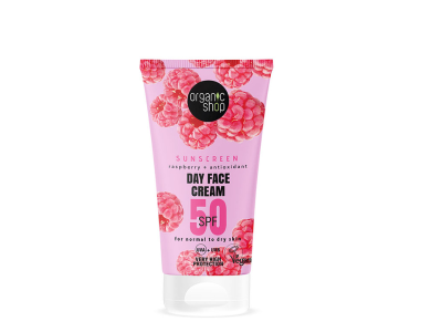 Natura Siberica Sunscreen Ενυδατική Αντηλιακή Κρέμα Προσώπου με Σμέουρo SPF50, 50ml