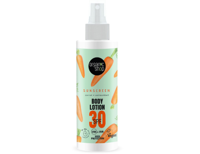 Natura Siberica Sunscreen Body Lotion Αντηλιακή Λοσιόν Σώματος με Καρότο SPF30, 150ml
