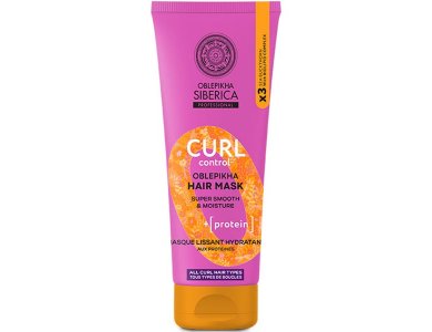 Natura Siberica Oblepikha Curl Control Hair Mask, Μάσκα Μαλλιών για Μπούκλες, 200ml