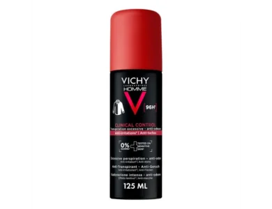 Vichy Homme Clinical Control Αποσμητικό Σπρέι Για 96ώρες Προστασίας 125ml