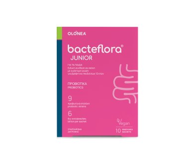 Olonea Bacteflora Junior Προβιοτικά σε Σκόνη με Ουδέτερη Γεύση, 10 φακελάκια