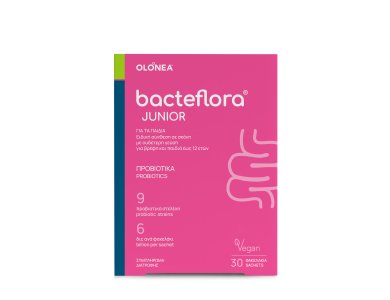Olonea Bacteflora Junior Προβιοτικά σε Σκόνη με Ουδέτερη Γεύση, 30 φακελάκια