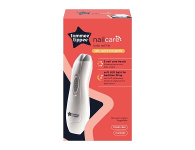 Tommee Tippee Ηλεκτρική Λίμα Νυχιών με 6 Κεφαλές, 1σετ