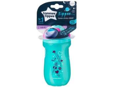 Tommee Tippee Ισοθερμικό Παγούρι με Σκληρό Στόμιο Sippee Cup Girl για Κορίτσι από 12+ Μηνών, 260ml