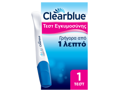 Clearblue Τεστ Εγκυμοσύνης Γρήγορη Ανίχνευση, 1τμχ